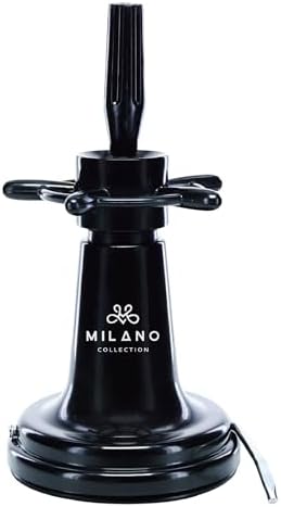 MILANO COLLECTION Deluxe Premium Suction Table Stand - Black for Wig and Mannequin Head by MILANOCOLLECTION