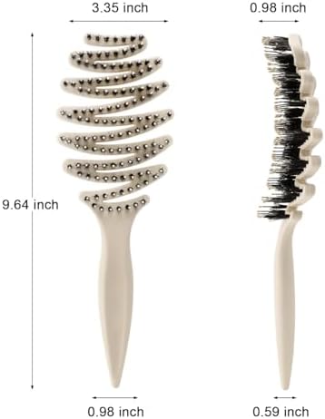 Natural Boar Bristle Hair Brush for Fine Hair - A Great Gift - Image 6