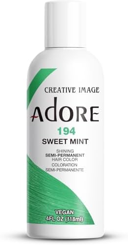Adore Semi Permanent Hair Color, 194 Sweet Mint, 4 Fl Oz by Adore
