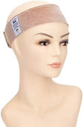 GEXWORLDWIDE GEX Beauty Flexible Velvet Wig Grip Wig Band Scarf Head Hair Band Adjustable Fastern (Cream) by GEXWORLDWIDE