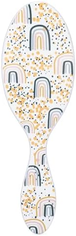 Wet Brush Kids Detangler Hair Brushes - Rainbows - Midi Detangling Brush With Ultra-Soft IntelliFlex Bristles Glide Through Tangles With Ease - Pain-Free Comb For All Hair Types by WetBrush