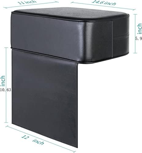 Salon Barber Booster Seat Cushion for Kids Hair Cutting Salon Leather Pads, Boat Booster seat Cushion, Salon Styling Chair Seat Booster, Barber Beauty Salon Spa Equipment Black - Image 4