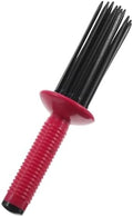 Fluffy Curling Comb for Voluminous Hair Styling Plastic Red by FRCOLOR