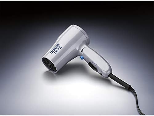 Conair 1875 Watt Compact Dual Voltage Travel Hair Dryer with Folding Handle, Grey (Pack of 4) - Image 7