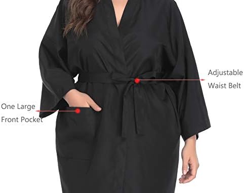 PERFEHAIR Salon Client Gown Robes Cape, Hair Salon Smock for Clients- Kimono Style - Image 5