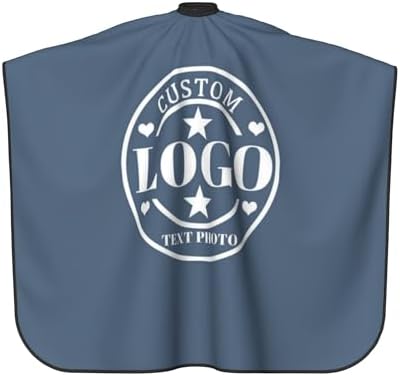 Custom Barber Cape Customized Haircut Capes Logo Text Photo Salon Hairdressing Apron for Home and Barbershop - Image 2