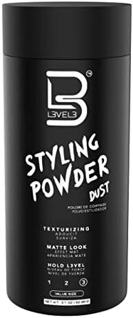 L3 Level 3 Hair Texture Powder for Men, Volume, Natural Look, 60 g by L3