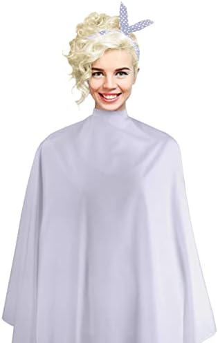 Cricket But First, Serotonin Hair Cutting Barber Salon Cape – Professional Hair Cutting Cape with with Durable, Adjustable Neck Closure, Comfortable and Lightweight Fabric - Mint by CricketCompany
