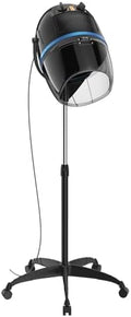 LEMY Professional Hooded Hair Dryer 1300W,Salon Hair Dryer with Adjustable Timer and 3 Heat Speed Settings, Rolling Stand with Wheels for Commercial Salon Use by LEMY