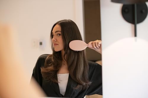 FRAMAR Glitter Hair Brush Detangler, Detangling Hairbrush For Women – Rosé - Image 3