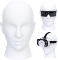 Male Mannequin Head Professional PVC Manikin Head for Display Wigs Hats Headphone Mask Sunglasses Scarf Jewelry Display Stand (Matte White) by ProfessionMaleMannequinHead