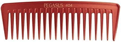 Pegasus MICOLOR 404, 7in Hard Rubber Wide Tooth Tall Styling Comb, Handmade, Seamless, Smooth Edges, Anti Static, Heat and Chemically Resistant, Wet Hair, Everyday Grooming Comb | Peines de goma dura - Copper by AmeliaBeauty