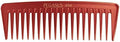 Pegasus MICOLOR 404, 7in Hard Rubber Wide Tooth Tall Styling Comb, Handmade, Seamless, Smooth Edges, Anti Static, Heat and Chemically Resistant, Wet Hair, Everyday Grooming Comb | Peines de goma dura - Copper by AmeliaBeauty