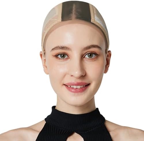 Xiushumyi Lace Wig Cap for Women,Adjustable Wig Grip Cap with Grip Band for Keeping Wigs In Place,Non Slip Caps Make Your Wigs Be Glueless(Nude) by Xiushumyi