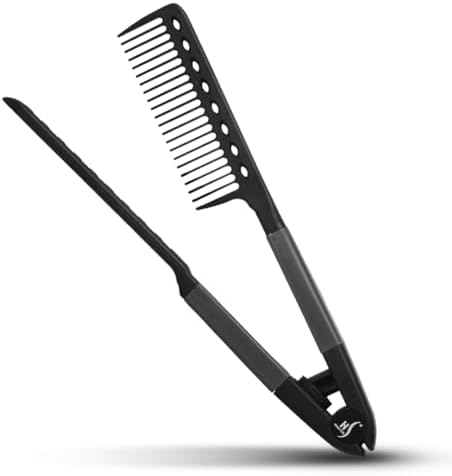 HerStyler Hair Straightening Comb for Flat Iron - Easy Styling & Parting by Herstyler