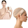 Lace Wig Grip Band Caps Velvet Adjustable Wig Grip Cap For Glueless And Part for Seamless Transition,2 in 1 Grip Band Non Slip Wig Cap for Lace Wigs(Nude, S) by CorkHead