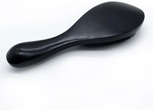 Boar Wave Brush for Men - Medium Hard Brush 360 Waves for Black Hair -Black - Image 6