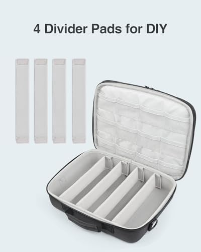 Luxtude Large Barber Case, Barber Bags for Clippers and Supplies, Large Hair Clipper Case for Travel, Clipper and Trimmer Cases, Barbers Accessories for Wahl 5Star/Hatteker/Oneisal/Andis Grooming - Image 4
