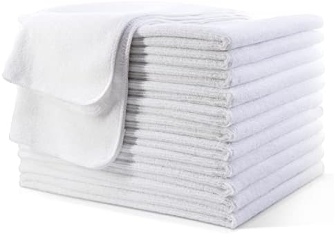 POLYTE 340 GSM Quick Dry Microfiber Hair Salon Towel, 16x29 in, 12 Pack by Polyte