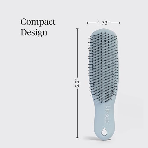 Kitsch Scalp Renewal Brush - Hairbrush Scalp Massager - Haze Blue - Image 5