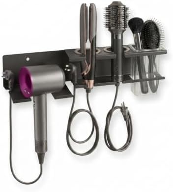 Hair Tool Organizer Wall Mount, Hot Tools Organizer, Hair Dryer Holder, Blow Dryer Holder Wall Mounted, Curling Iron Holder, Flat Iron Holder, Hair Brush Holder, Bathroom Hair Tool Organizer Storage by Unknown