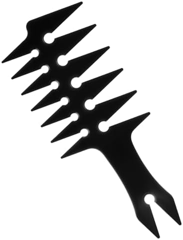 Hair Wide Tooth Comb - Double Sided Detangling Comb for Men's Hairstyling by Hariendny
