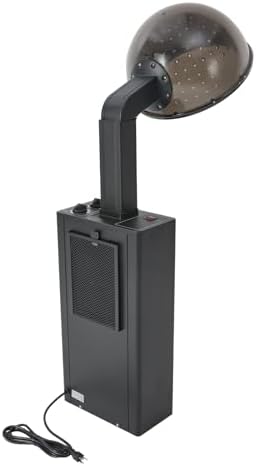 Standing Hair Dryer for Salon, 1200w Professional Hood Dryer Salon Standing Dryers with 60-Minute Timer, Temperature & Hood Arm Angle Adjustable, 12" Hooded Salon Dryer - Image 7
