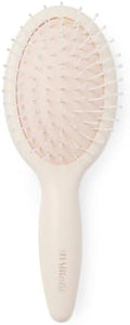 The Hair Edit Mini Smooth & Polish Detangling Hair Brush for Wet or Dry Hair, Ultra Light-Weight Travel Size Hairbrush, Ball-Tipped Nylon Pins for Scalp Massage, Smooths Frizz, All Hair Types- Cream by TheHairEdit