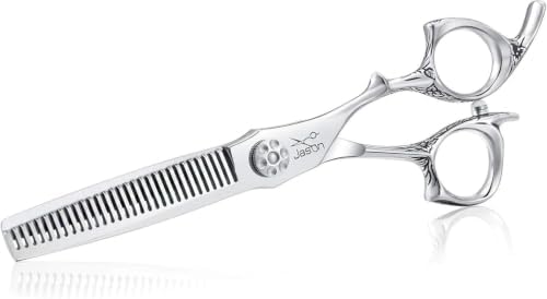 JASON Hair Thinning Scissors Shears - 6" Haircut Blending Scissor 30-Teeth by JASONSCISSORS