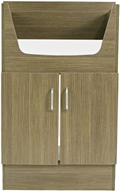 Berkeley Shampoo Cabinet SANDEN II Light Wood No Faucet No Shampoo Bowl Free Standing Unit Hair Salon Furniture - Image 2