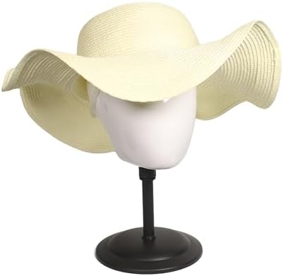 17inchs Styrofoam Mannequin Head (1 Pack) - White Foam Wig Stand with mask for Wigs, Hats, Masks, Hairpieces, Arts, Crafts, DIY Projects, Salon Display, and Travel Use (White color) - Image 5