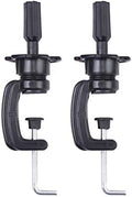 EERYA 2Pack Holder Clamp Stand Holder for Cosmetology Wig Mannequin Manikin Training Head Stands Wig Mannequin Head Standard (2Pcs) by Eerya