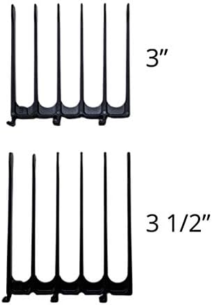 Scissor Clipper Over Comb - Barber Hair Cutting Tool with Jumbo Guide for DIY Home Haircuts (Black) - Image 4
