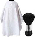 Professional Hair Cutting Cape with Neck Duster Brush, Salon Barber Cape, Hairdressing Accessories B by Borogo