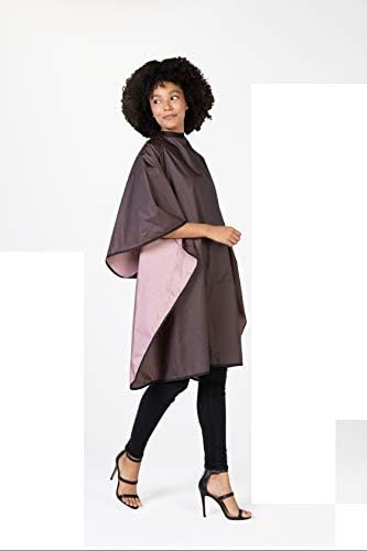 Betty Dain Reversi Reversible Coloring & Styling Cape, 50" x 60", Rose - Image 2