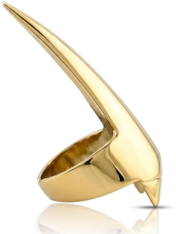 My Hair Tools Hair Parting & Sectioning Ring – Stainless Steel Finger Braiding Pick Tool for Dreadlocks, Wigs, Weaves, Hair Extensions – Quick Install Styling Tool for Salon & Home Use (Gold) by MyHairTools