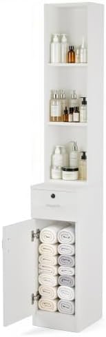 BarberPub Wall Mount Hair Styling Barber Station3036-1 (White) by BarberPub
