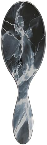 Wet Brush Original Detangler Brush - Metallic Marble, Onyx - All Hair Types - Ultra-Soft IntelliFlex Bristles Glide Through Tangles with Ease - Pain-Free Comb for Men, Women, Boys and Girls by WetBrush