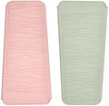 Silicone Heat Resistant Travel Mat Pouch for Hair Straightener, Crimping Iron, Curling Iron, Hair Curling Wand, Flat Iron, Hair Waving Iron (2 Pack, Multicolored) by EIOKIT
