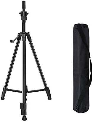 DANSEE Wig Stand Tripod, Metal Mannequin Head Stand Adjustable (24 - 64 inch) by DANSEE