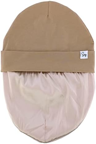 Jersey Beanie Hat for Newborn Baby Boys Girls Silky Satin Lined Hats Bonnet Toddler Infant Little Kids Beanies Caps - Image 7