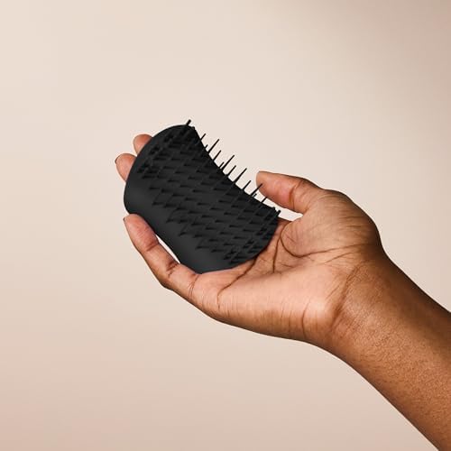 Tangle Teezer Scalp & Shampoo Brush to Exfoliate & Massage, Onyx Black - Image 5