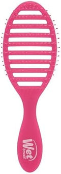 Wet Brush Speed Dry Hair Brush, Pink Frost - Vented Design & Soft HeatFlex Bristles Are Blow Dry Safe - Ergonomic Handle Manages Tangles - Pain-Free Hair Accessories by WetBrush
