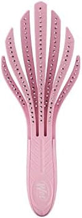 Wet Brush Go Green Curl Detangler Hair Brush - Pale Pink Ultra-Soft IntelliFlex Detangling Bristles Glide Through Tangles with Ease - Great For Curly Hair-No Split Ends & Pain-Free for Wet or Dry Hair by WetBrush