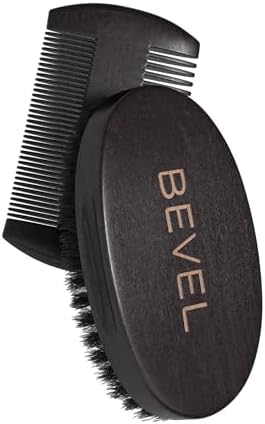 Bevel Premium 100% Boar Bristle Beard Brush & Deluxe Pearwood Comb Set - Image 5