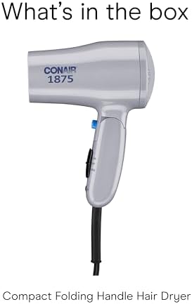 Conair Hair Dryer, Compact, Folding, Dual Voltage, Travel, 1875W - Image 7