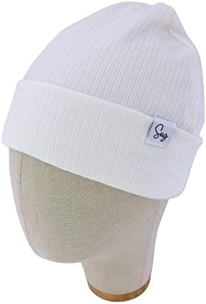 Jersey Beanie Hat for Newborn Baby Boys Girls Silky Satin Lined Hats Bonnet Toddler Infant Little Kids Beanies Caps - Image 5