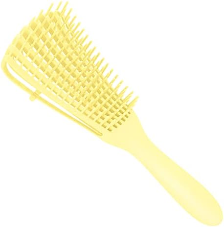 Detangling Brush for Afro America/African Hair Textured 3a to 4c, Knots Detangler Scalp Massage Comb for Women, Beige (3 Count) by Unknown