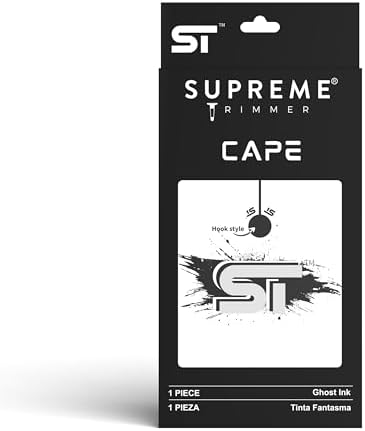 Supreme Trimmer Premium Waterproof Professional Barber Cape Ghost Ink - Image 7