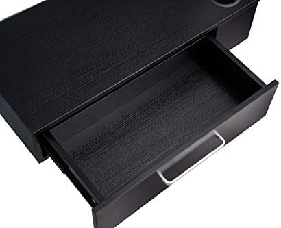 BarberPub Locking Wall Mount Styling Salon Station 3036-2(Black) - Image 6